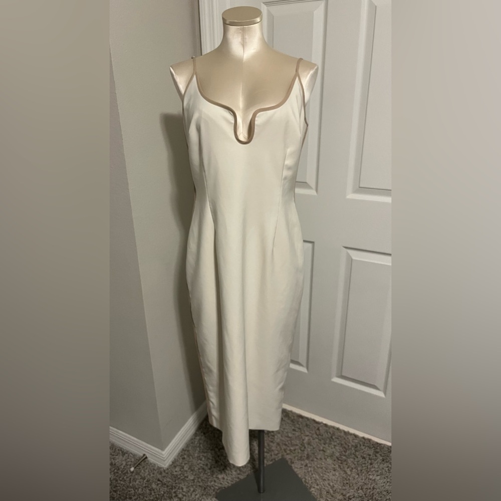 Gianni Bini off white/ cream Midi Dress